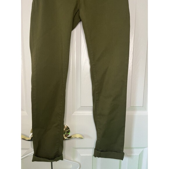 Jack Wills Olive Green Skinny Khakis Some Size 6 - Picture 5 of 6